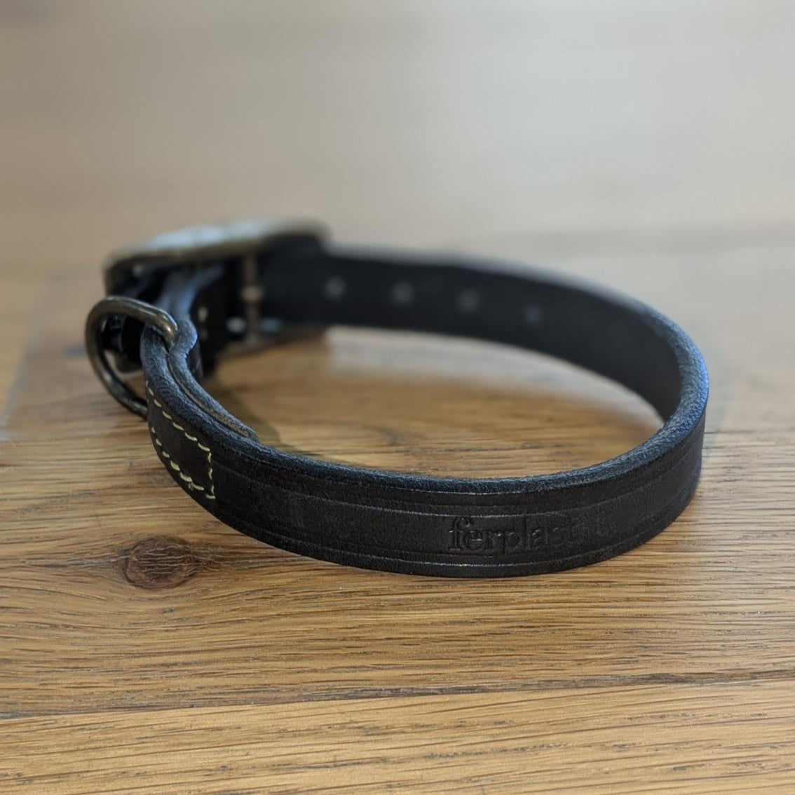 Ferplast Läder halsband 30cm x 10,5mm
