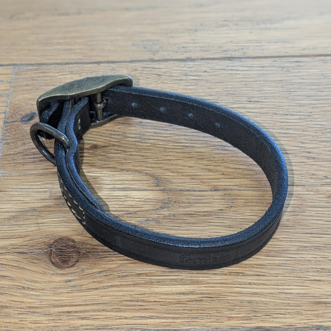 Ferplast Läder halsband 30cm x 10,5mm