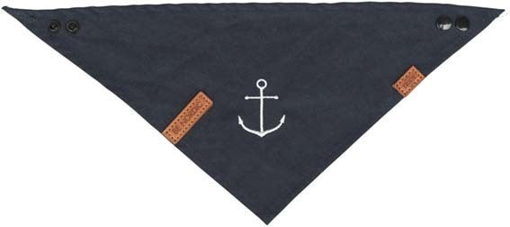 BE NORDIC scarf, mörkblå med ankarmotiv