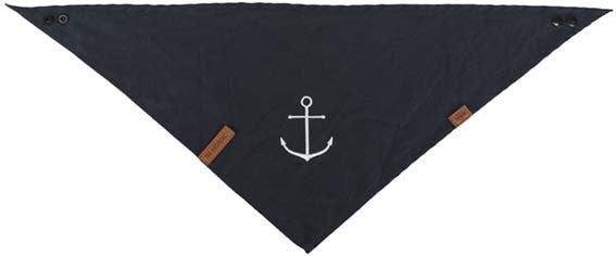 BE NORDIC scarf, mörkblå med ankarmotiv