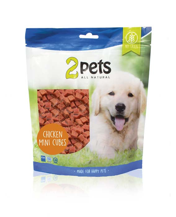 2pets Dogsnack Chicken MiniCubes
