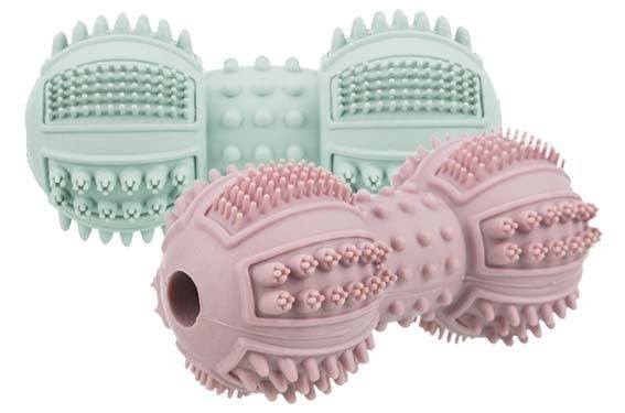 Trixie Junior Apport, naturgummi, 9 cm Rosa eller Blå