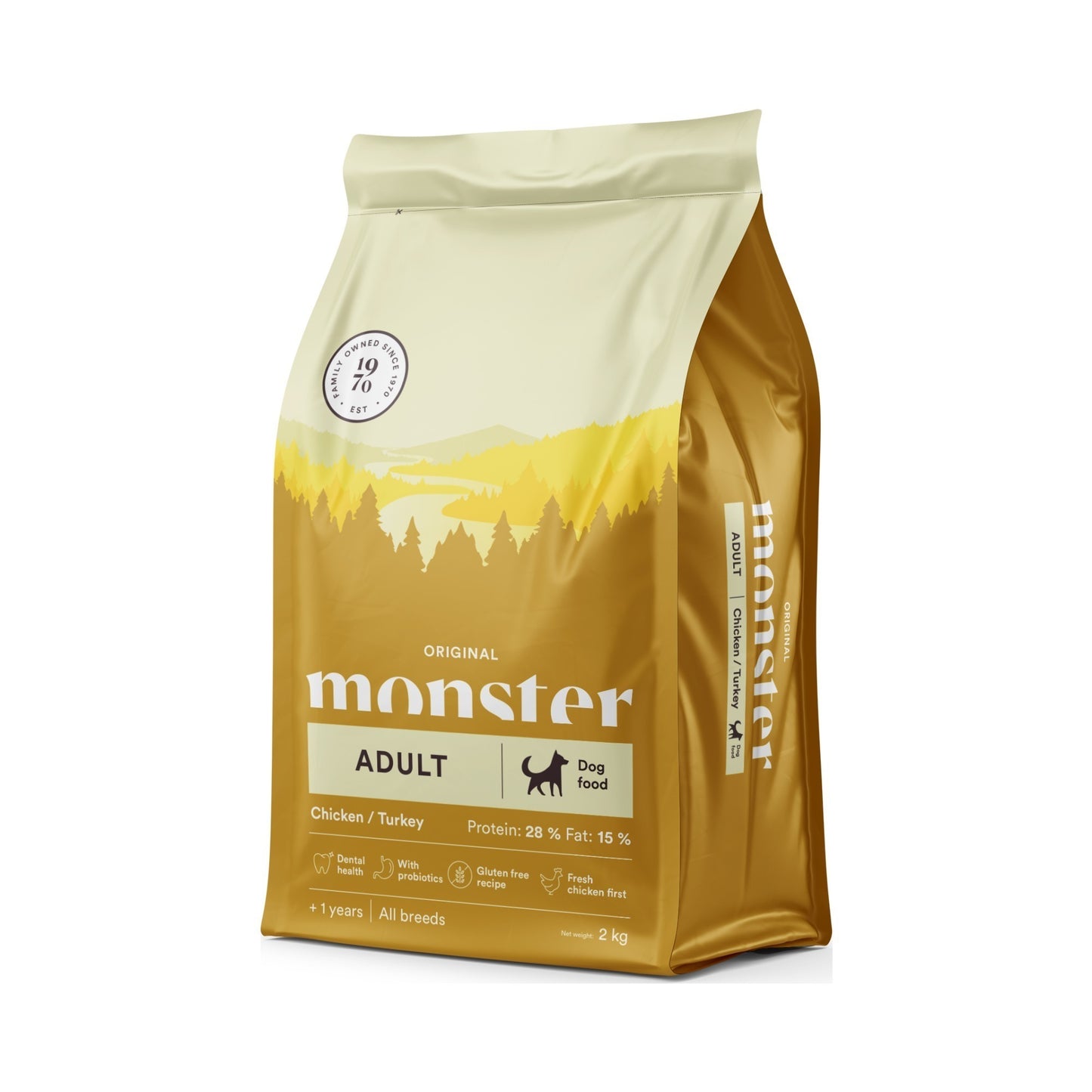 Monster Dog GF Adult All Breed Chick/ turkey