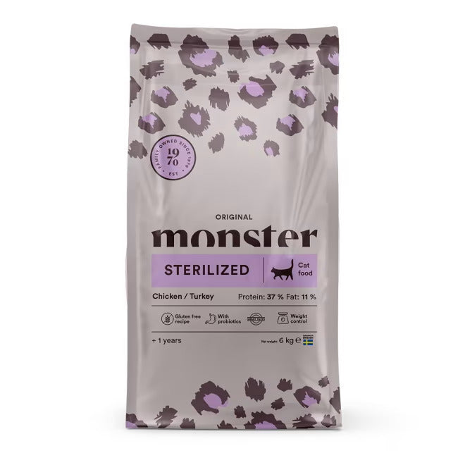 Monster Cat Orig. Sterilized Chick/Turkey