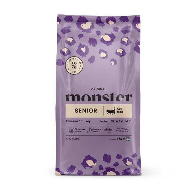 Monster Cat Orig. Senior Chik/Turkey 6kg