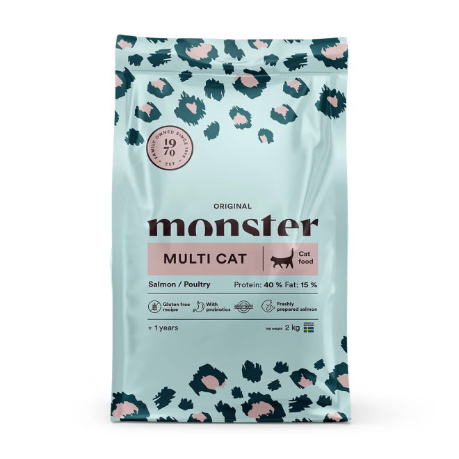 Monster Cat Orig. Multicat Salmon/Poultry