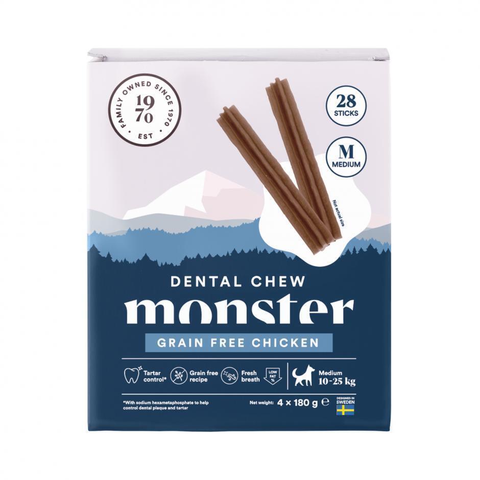 Monster Dog Dental Chew GF Chicken Month (28st)
