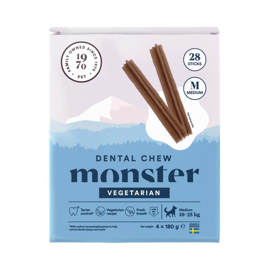 Monster Dog Dental Chew Veg. Month (28st)