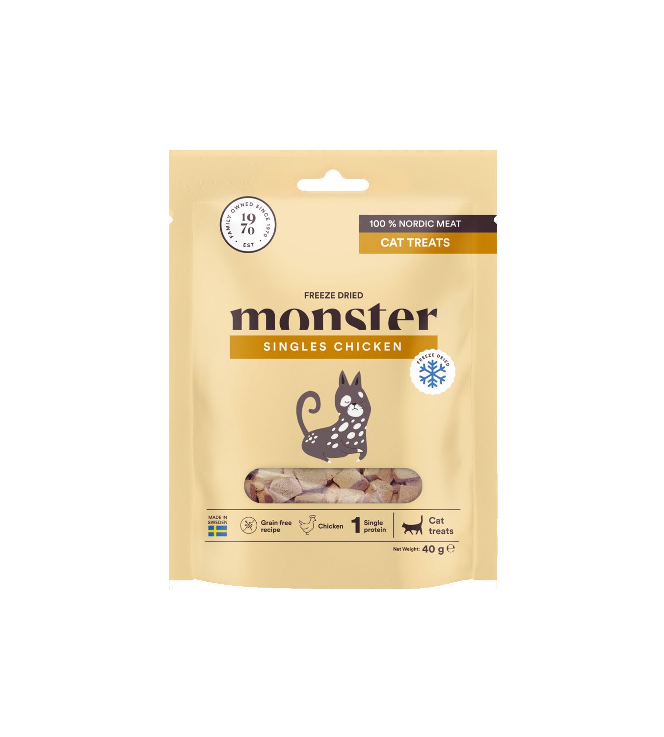 Monster Cat Treats Chicken 40 g