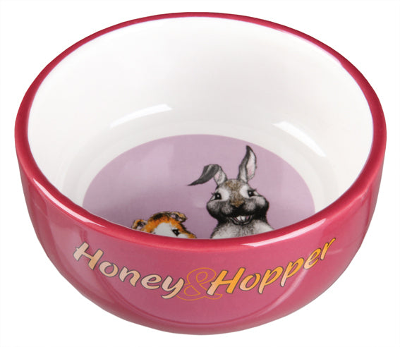Trixie Honey & Hopper Keramikskål, 250 ml/ø 11 cm