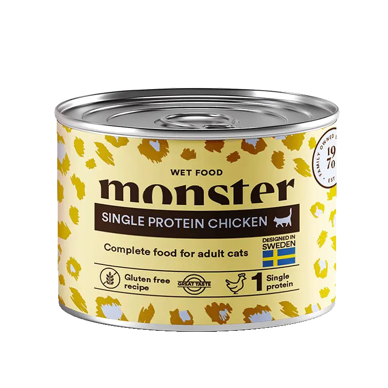 Monster burk katt 200g
