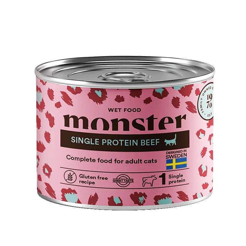 Monster burk katt 200g