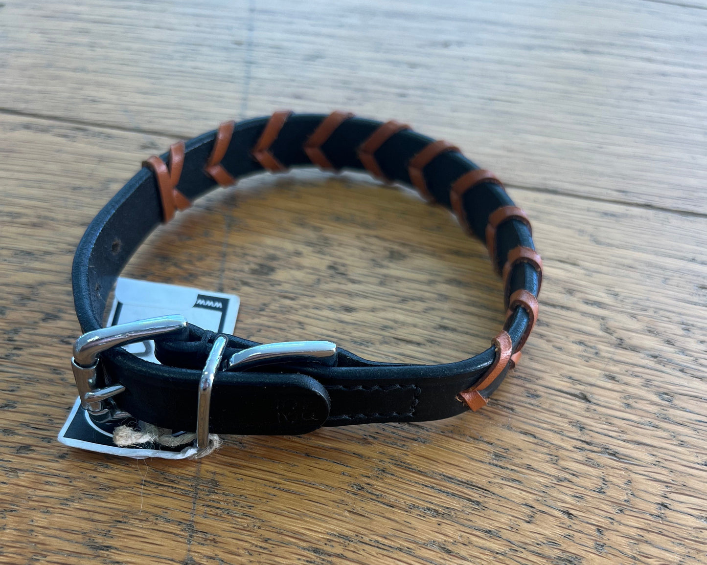 Halsband Orange/Svart 35 cm