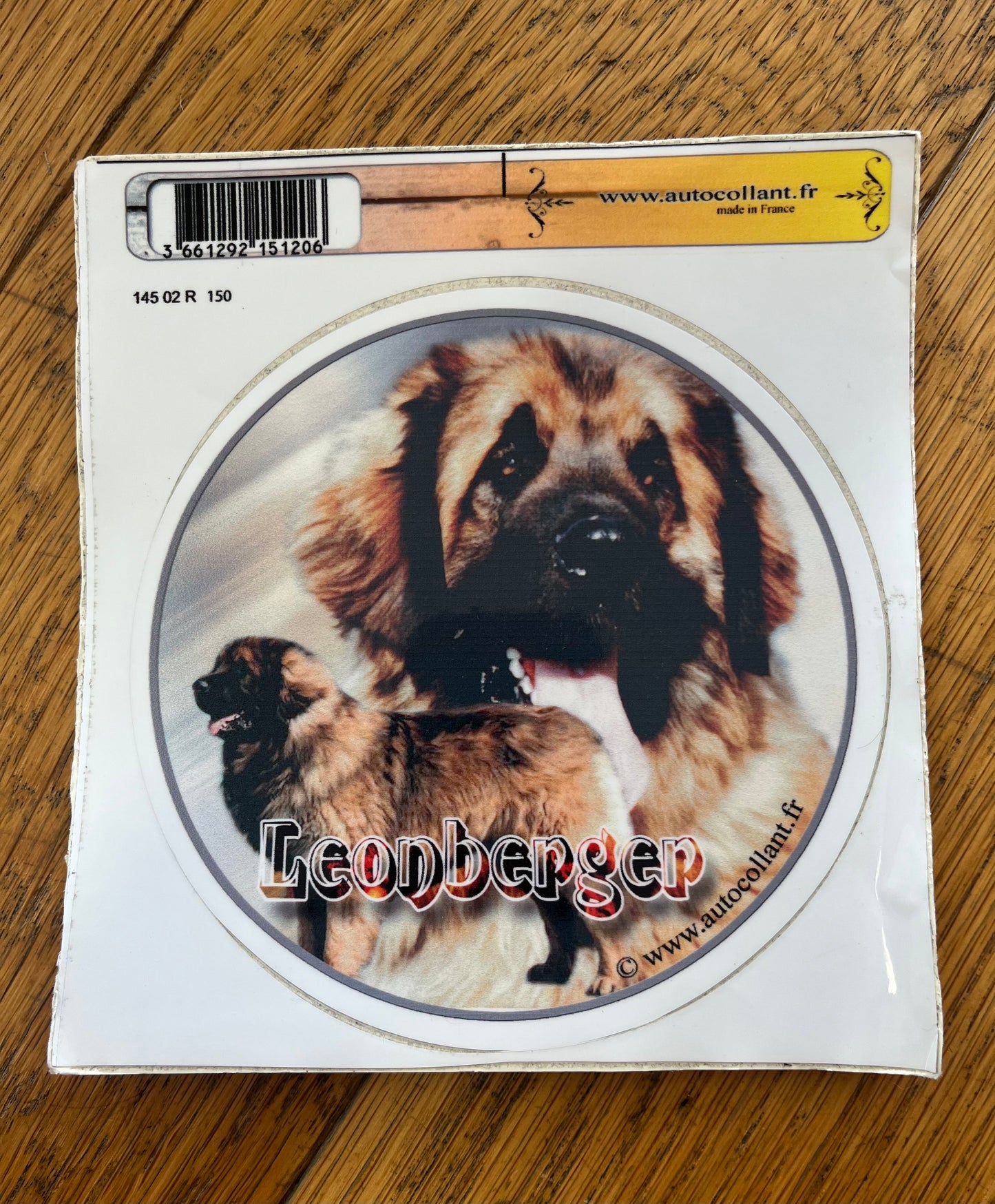 Rund dekal Leonberger