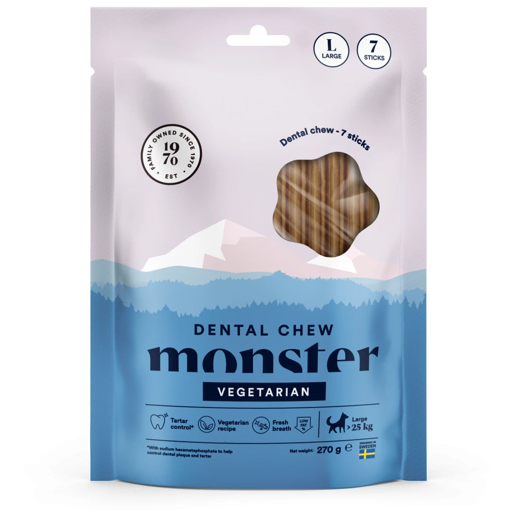 Monster Dog Dental Chew Veg. Week 7st