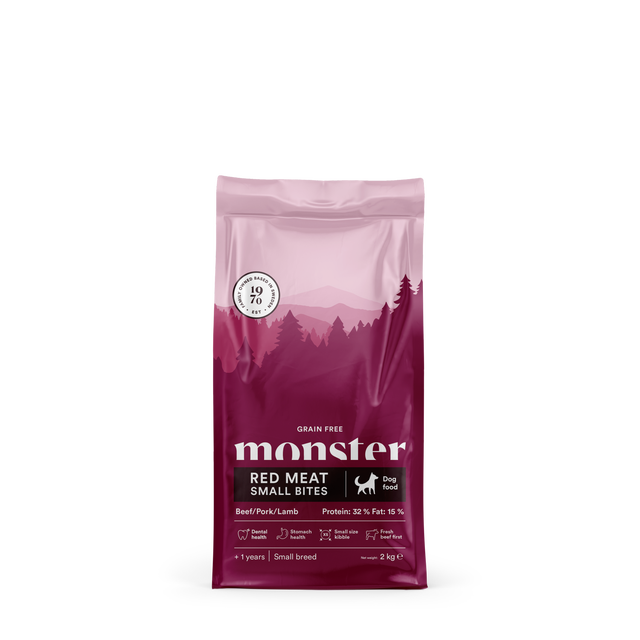 Monster Dog GF Adult Red Meat Small bites 2 kg
