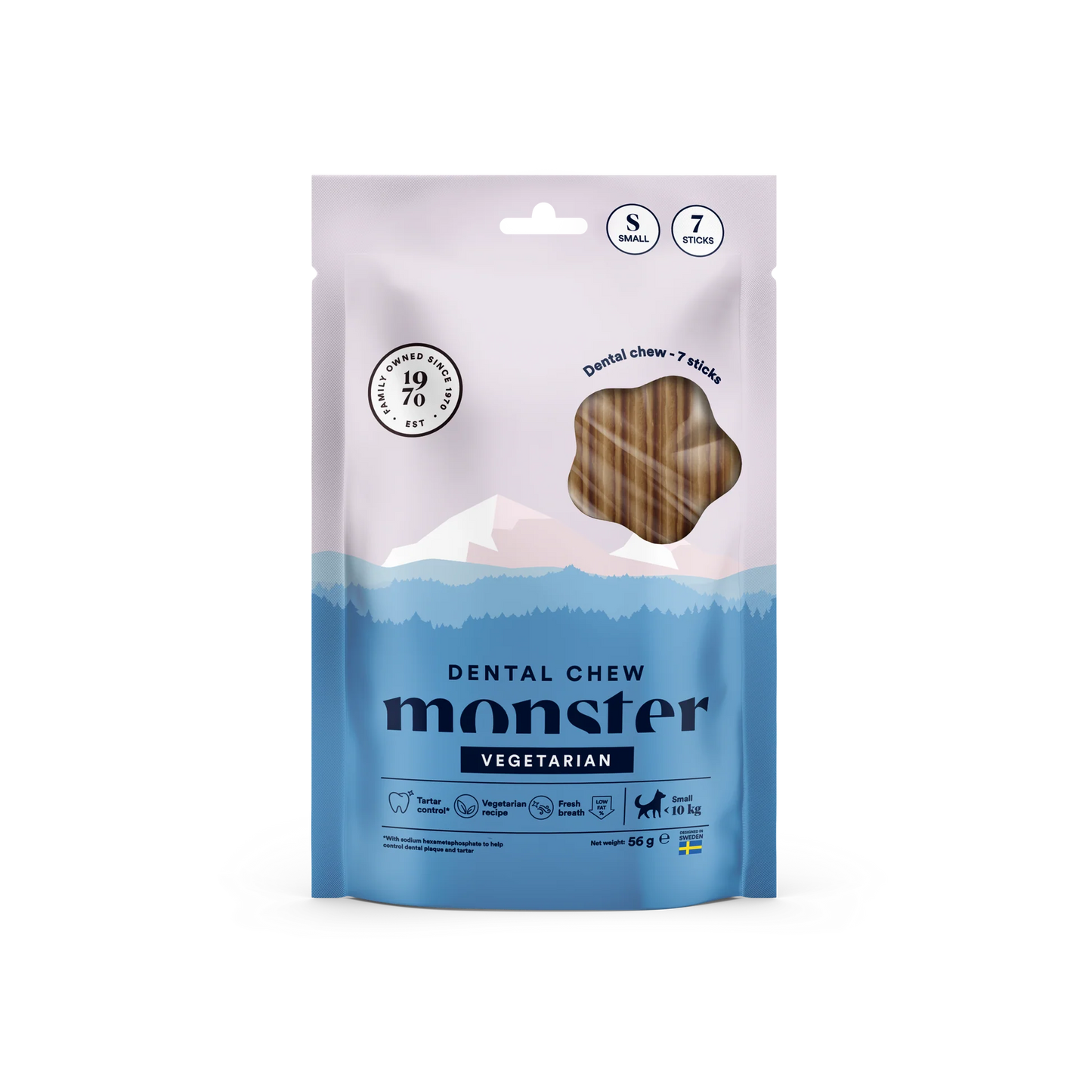 Monster Dog Dental Chew Veg. Week 7st