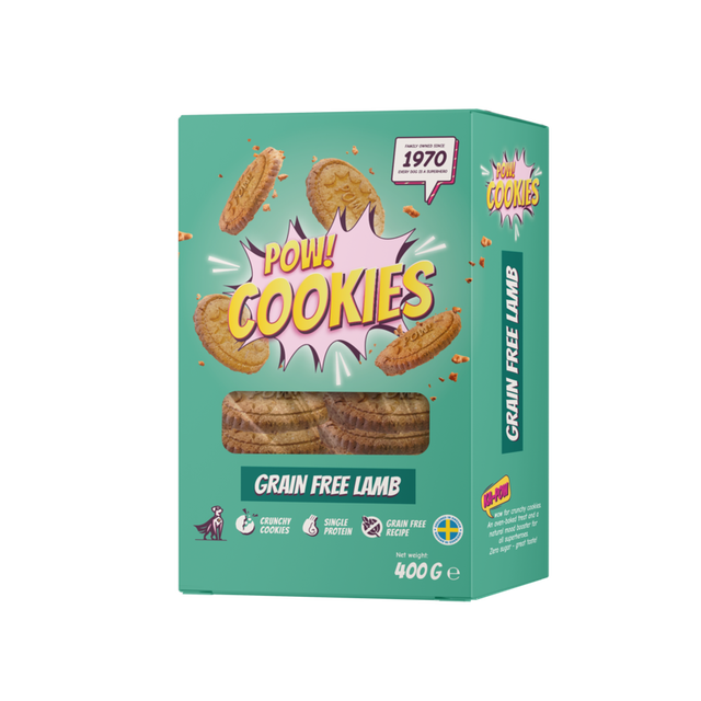 POW Dog Cookie Grain free Lamb 400 g