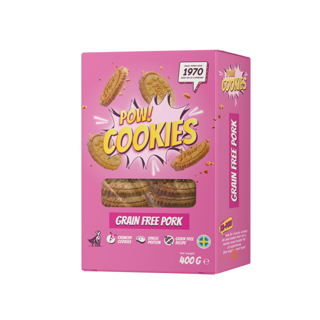 POW Dog Cookie Grain free Pork 400 g