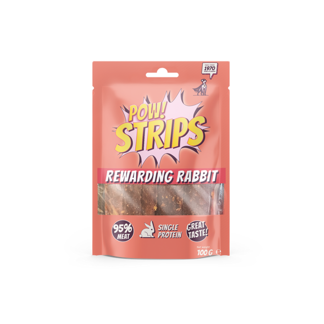 POW Strips Rewarding Rabbit 100g
