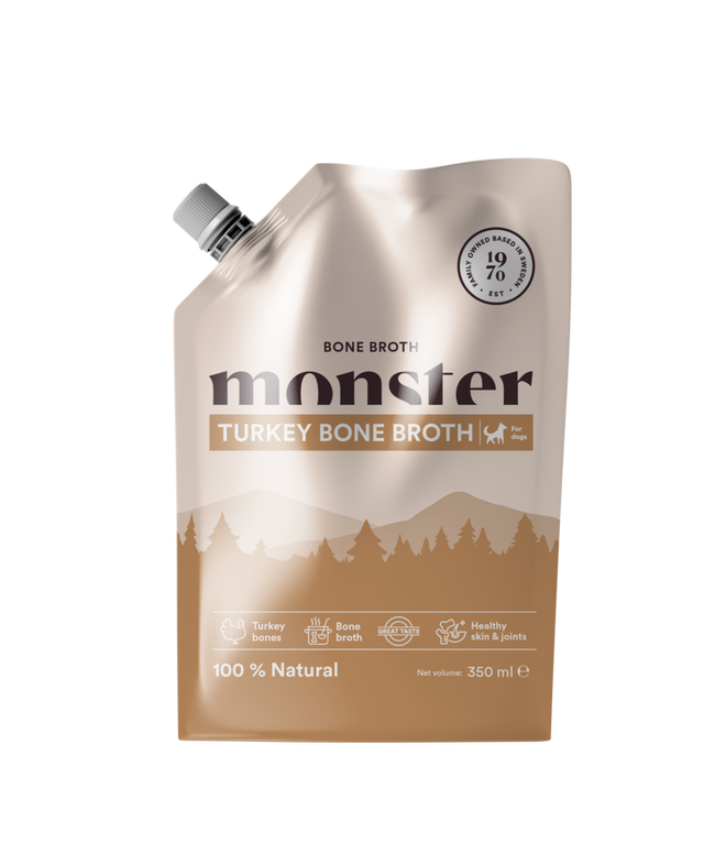 Monster Dog Turkey bone broth