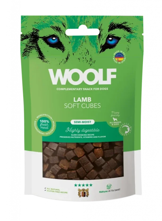 Woolf Soft Cubes - Lamb (monoprotein) Hundgodis