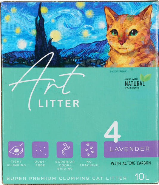 Kattsand Art Litter Lavendel 10L