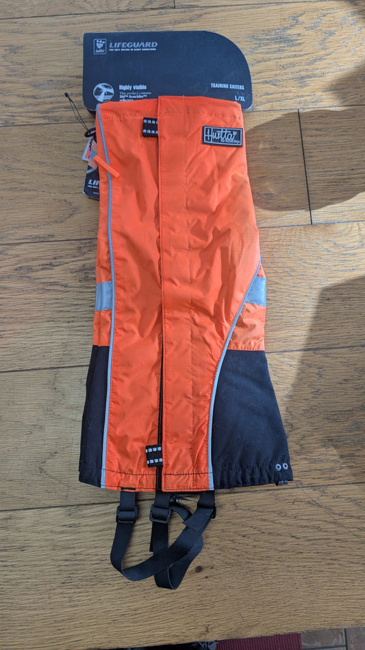 Lifeguard training human gaiters orange
