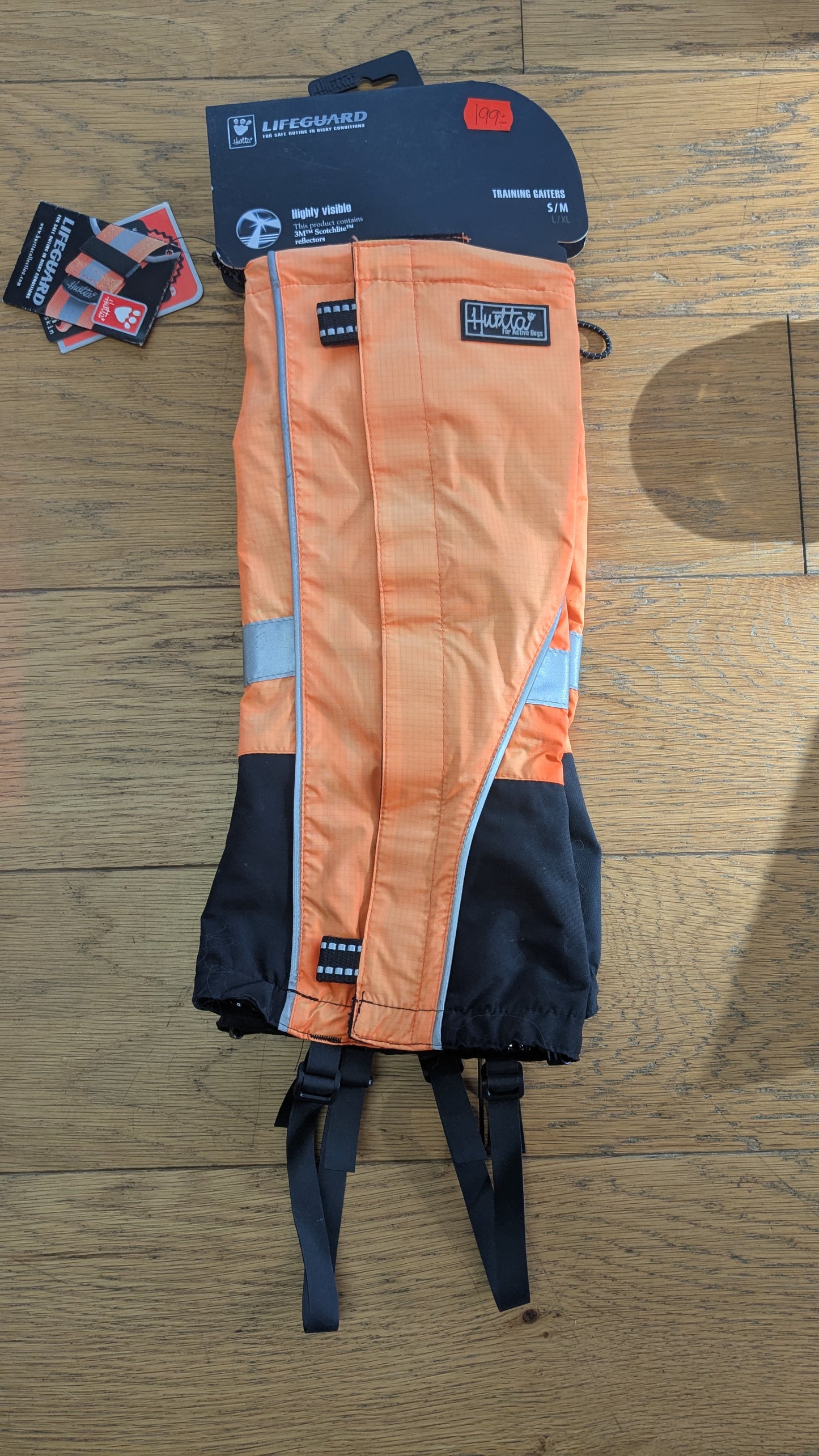 Lifeguard training human gaiters orange