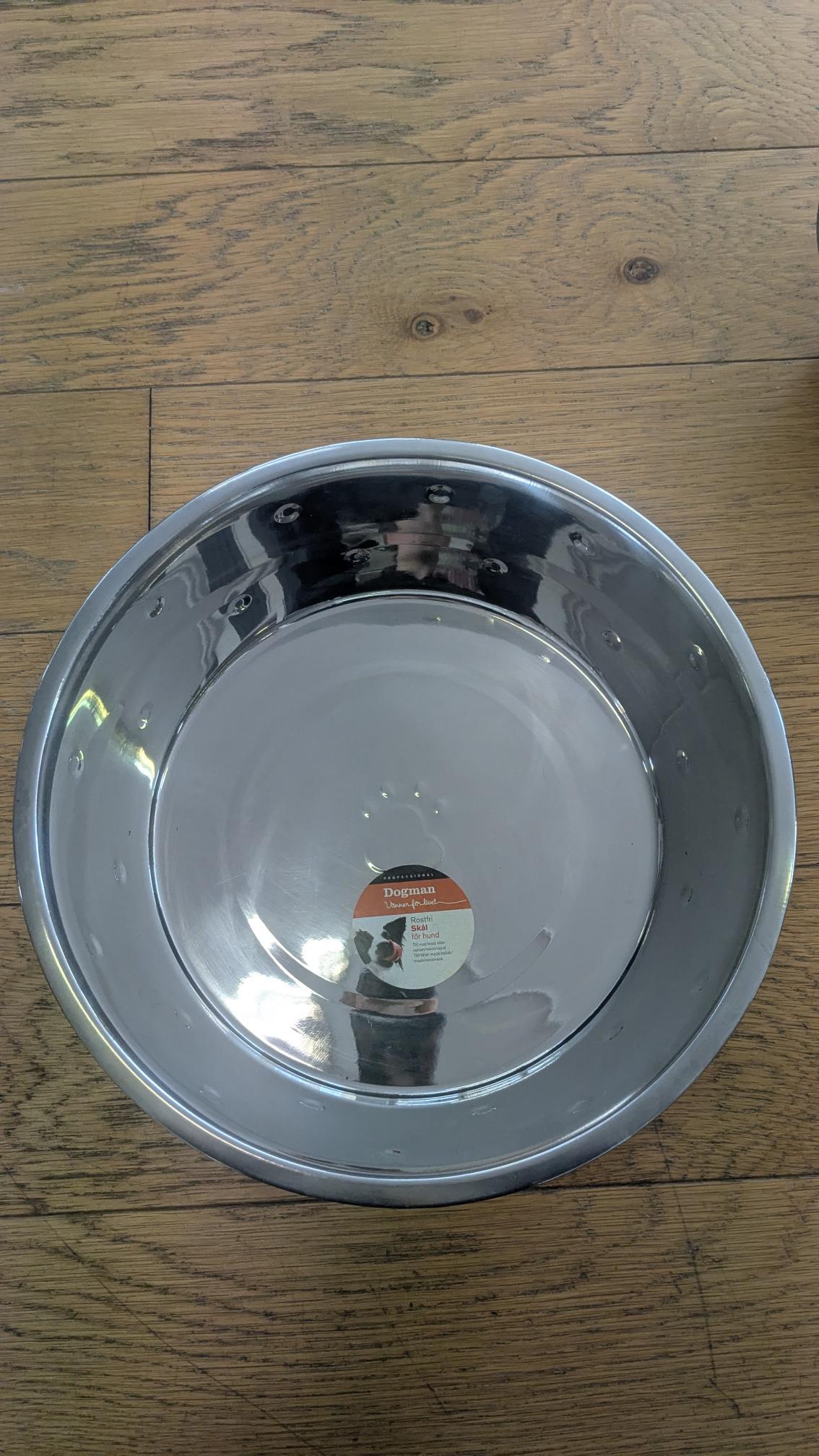 Dogman rostfri skål med bubblor 34cm