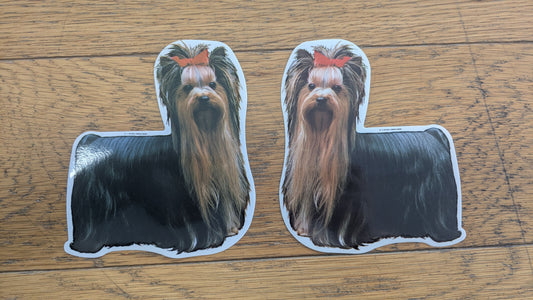 Dekal Dogo Argentino 2-pack spegelvända