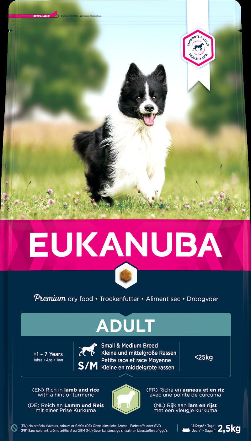 Euk Dog Ad Sm/Med Lamb & Rice
