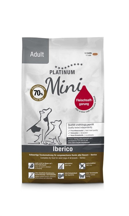Platinum Mini Adult Iberico+Greens 900 g