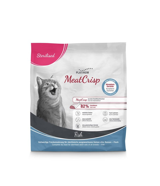 Platinum Cat MeatCrisp Sterilised Fish