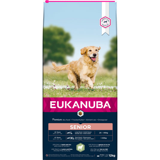 Euk Dog Senior Large Lamb & Rice 12kg