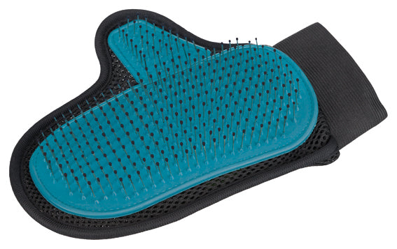 Pälsvårdshandske, höger blå