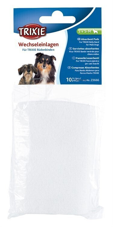 Absorberande inlägg för hanhundsskydd 10 st.