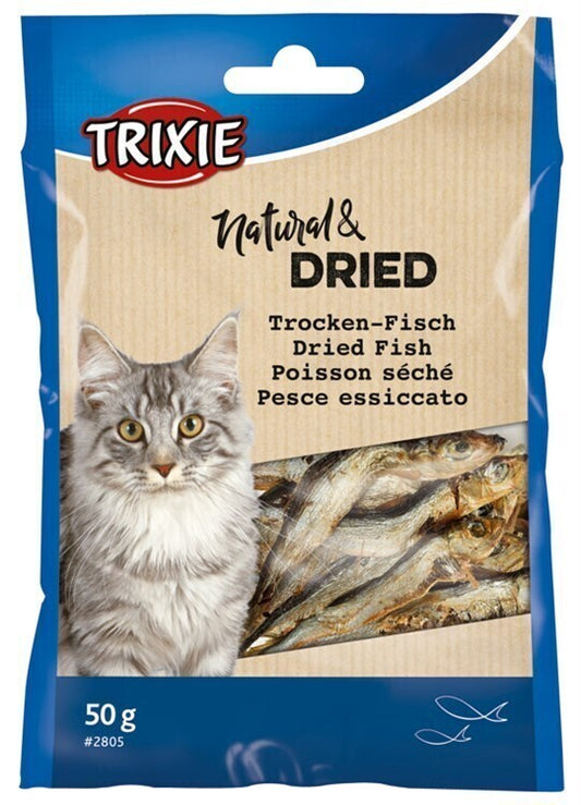 Trixie Torkad fisk för katt 50 g