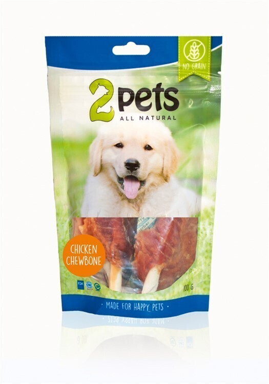 2pets Dogsnack Chicken Chewbone