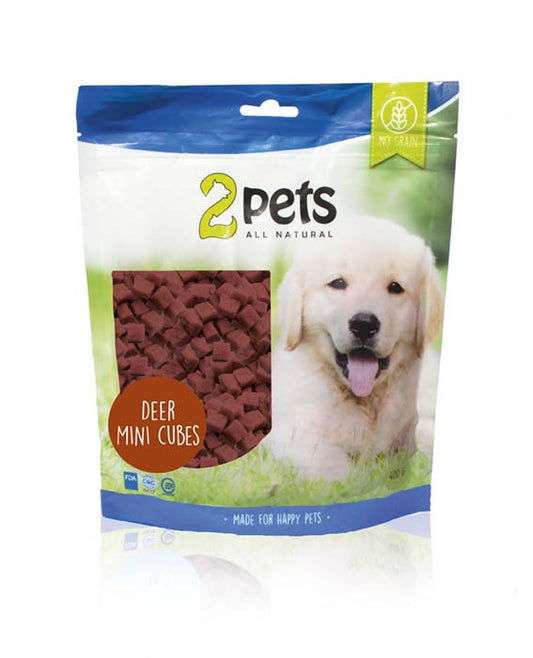 2pets Dogsnack Deer Cubes