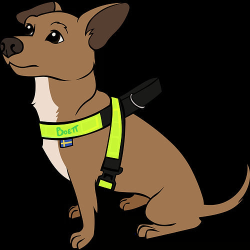 Spårsele reflex liten hund strl: 1