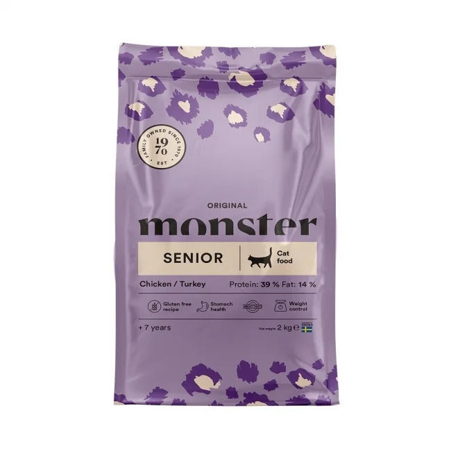 Monster Cat Orig. Senior Chik/Turkey 6kg