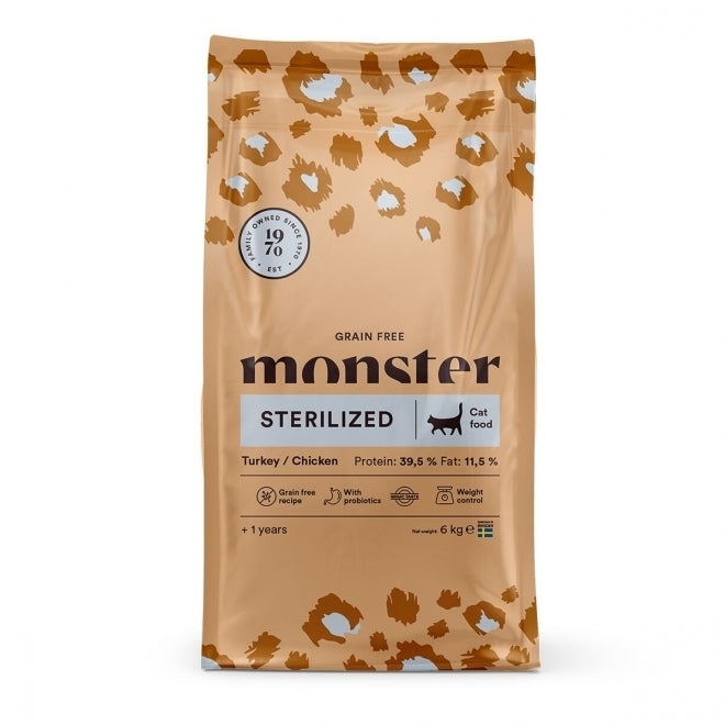 Monster Cat GF Sterilized Turkey/Chick