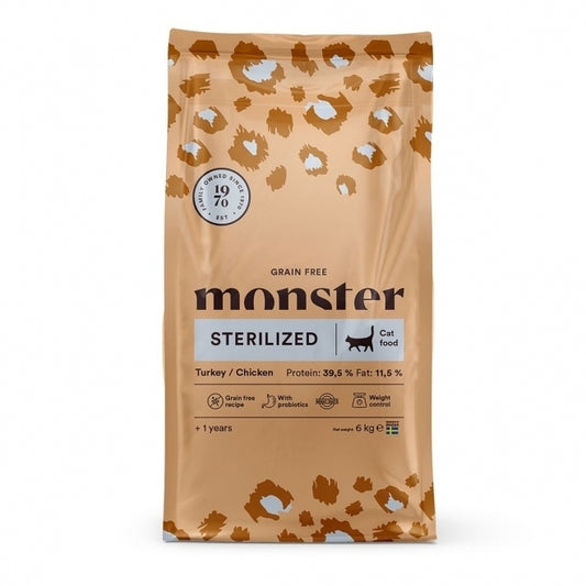 Monster Cat GF Sterilized Turkey/Chick