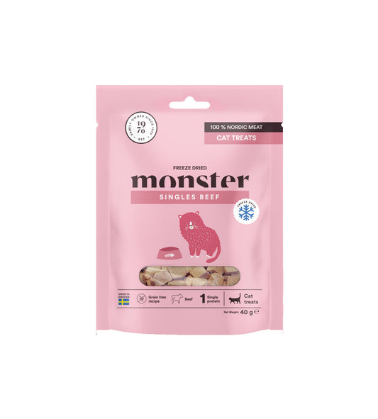 Monster Cat Treats Beef 40g