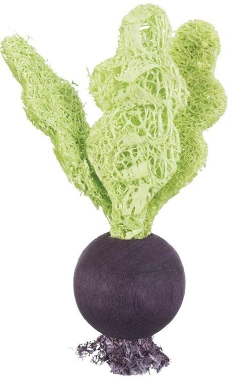 Trixie Trälekset med jordgubbe/rödbeta, trä/luffa, 6/9 cm