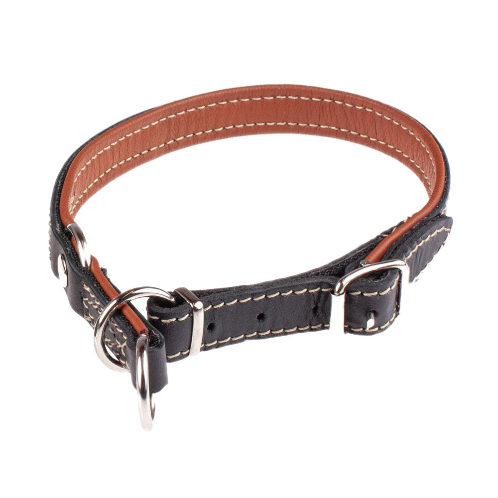 Hurtta Halsband Halvstryp Brun/Svart 60 cm