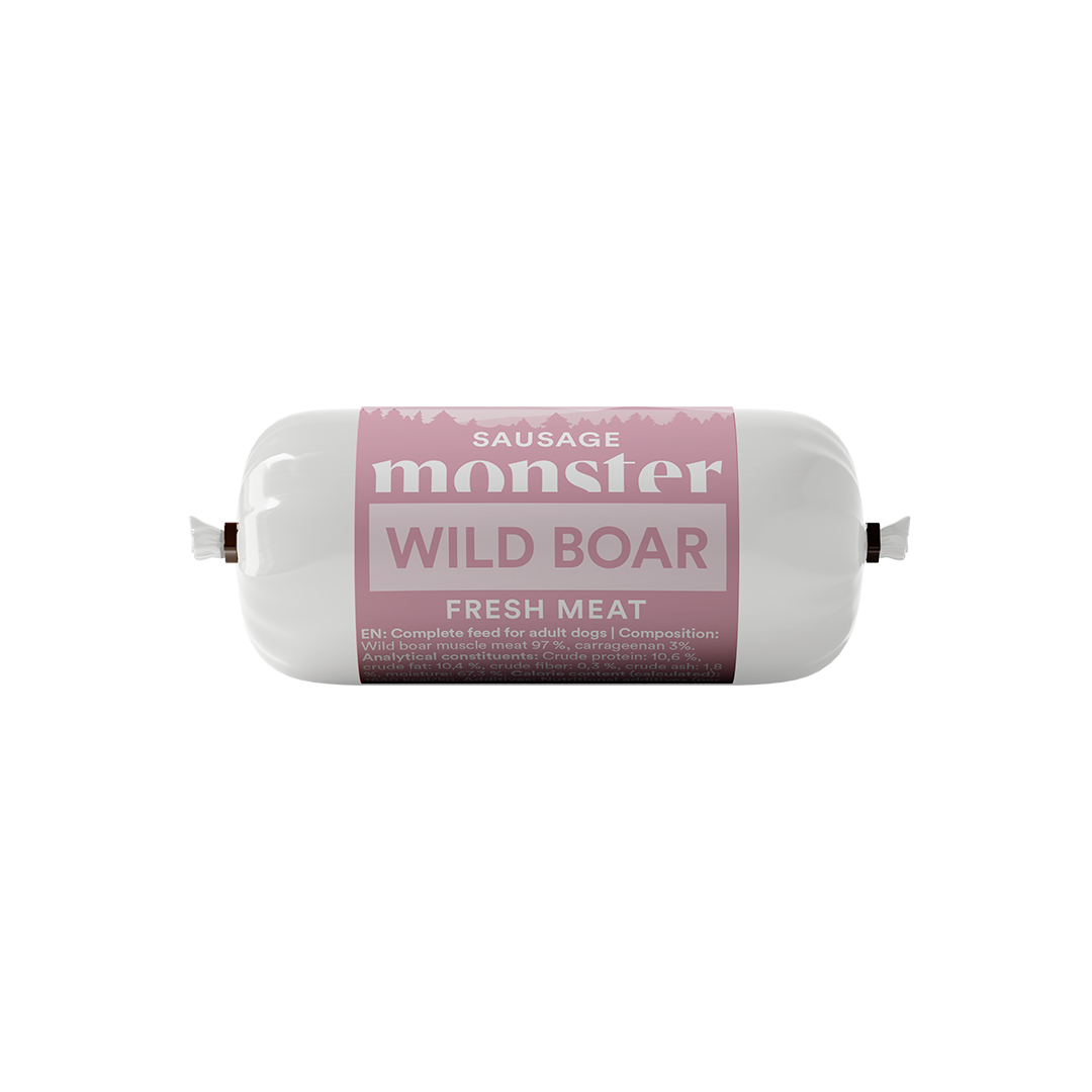 Monster Hund Sausage wild boar