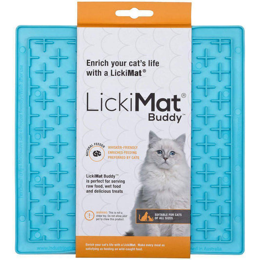 LICKIMAT CAT BUDDY LJUSBLÅ
