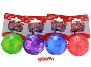 Hundleksak Kong gummi Squeezz Boll Medium